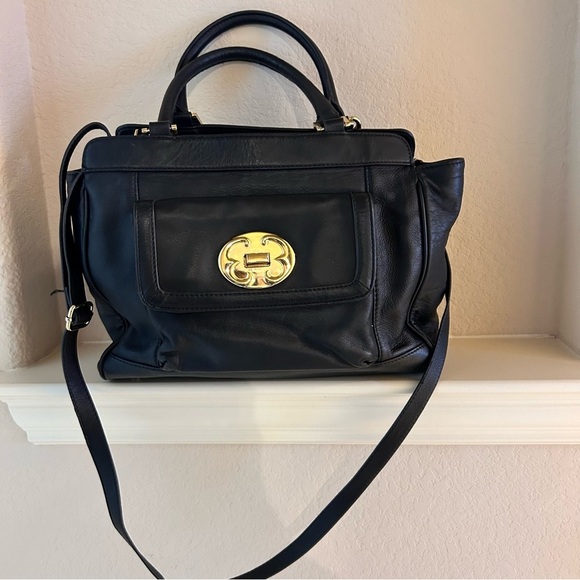 Emma Fox Leather Purse With Shoulder Strap - Picture 1 of 14